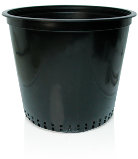 90mm Black Plastic Garden Squat Pots Round x 250pcs TEKU VCG Propagation 
