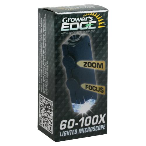 100x Grower's Edge Illuminated Microscope 60x 